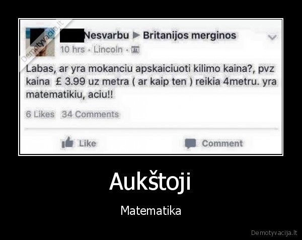 Aukštoji - Matematika