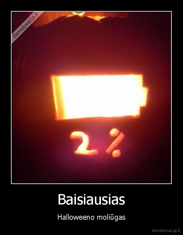 Baisiausias - Halloweeno moliūgas