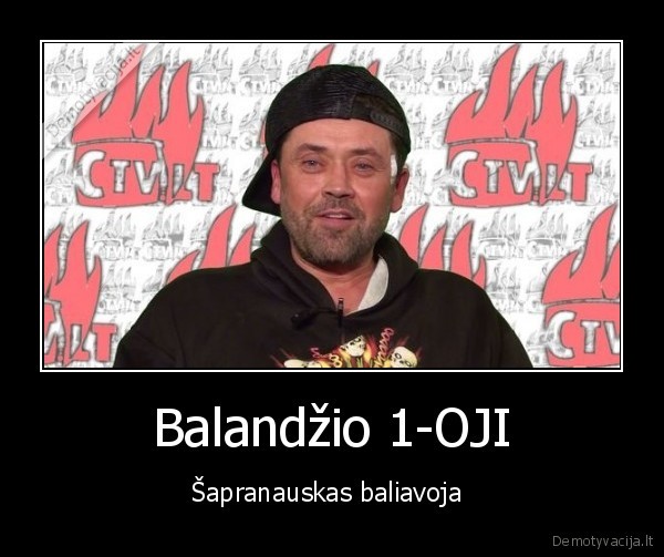 Balandžio 1-OJI - Šapranauskas baliavoja 