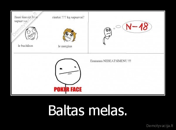 Baltas melas. - 