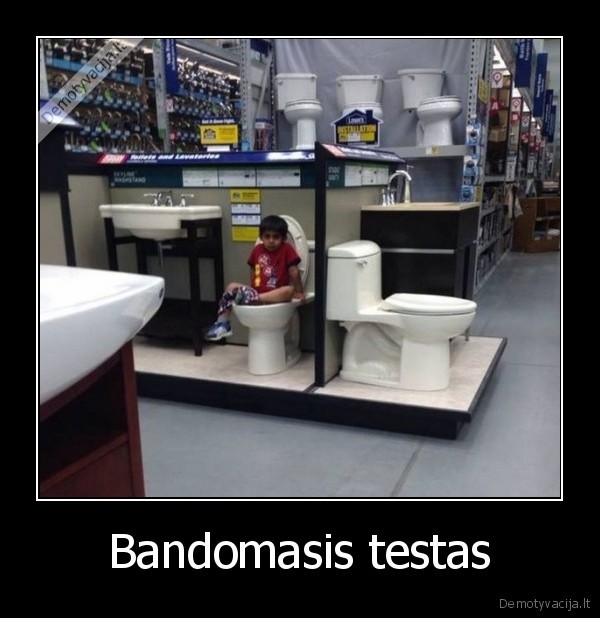 Bandomasis testas - 