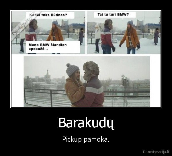 Barakudų - Pickup pamoka.