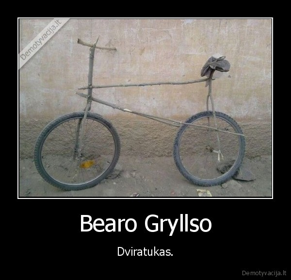 Bearo Gryllso - Dviratukas.