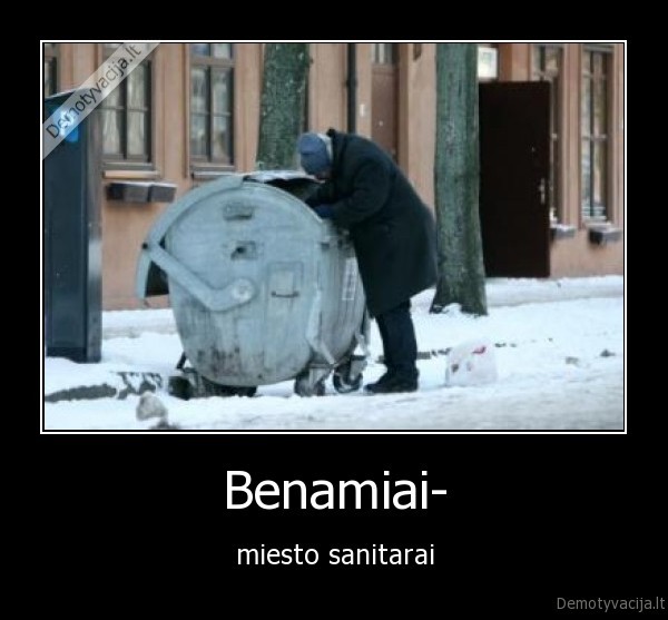 Benamiai- - miesto sanitarai