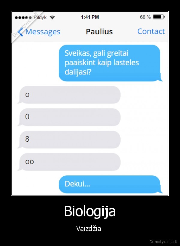 Biologija - Vaizdžiai