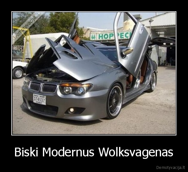 Biski Modernus Wolksvagenas - 