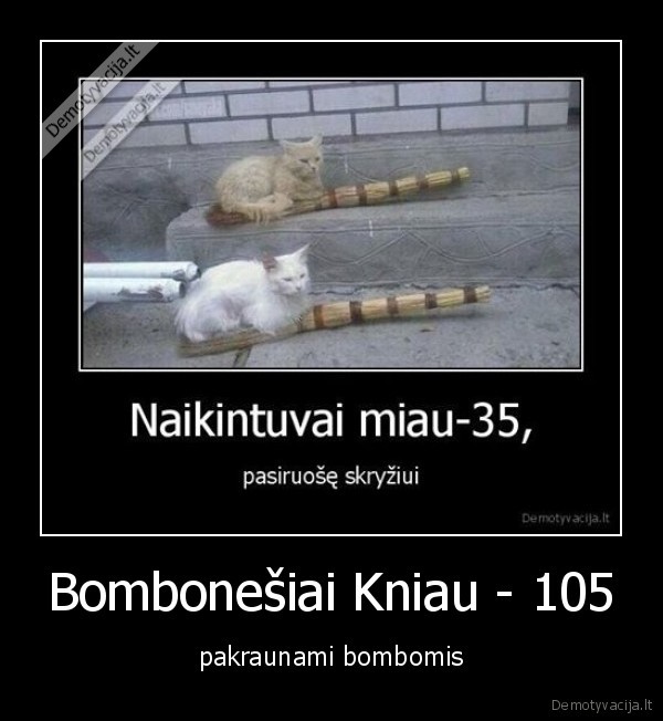 Bombonešiai Kniau - 105 - pakraunami bombomis