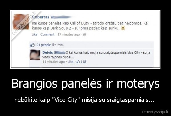 Brangios panelės ir moterys - nebūkite kaip "Vice City" misija su sraigtasparniais... 