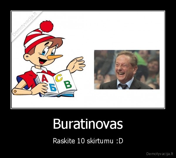 Buratinovas - Raskite 10 skirtumu :D