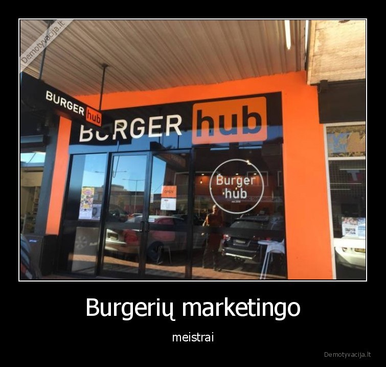 Burgerių marketingo - meistrai