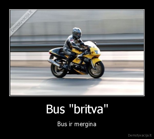 Bus "britva" - Bus ir mergina