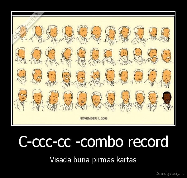 C-ccc-cc -combo record - Visada buna pirmas kartas