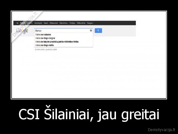 CSI Šilainiai, jau greitai - 