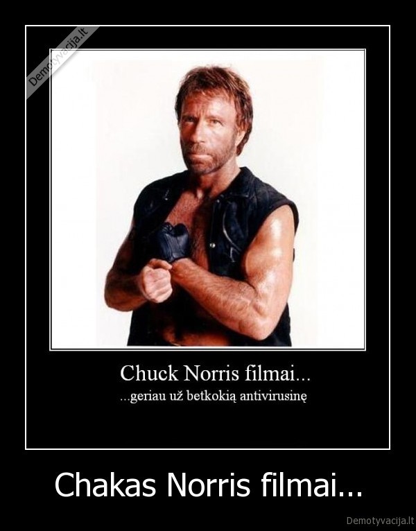 Chakas Norris filmai... - 