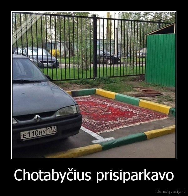 Chotabyčius prisiparkavo - 