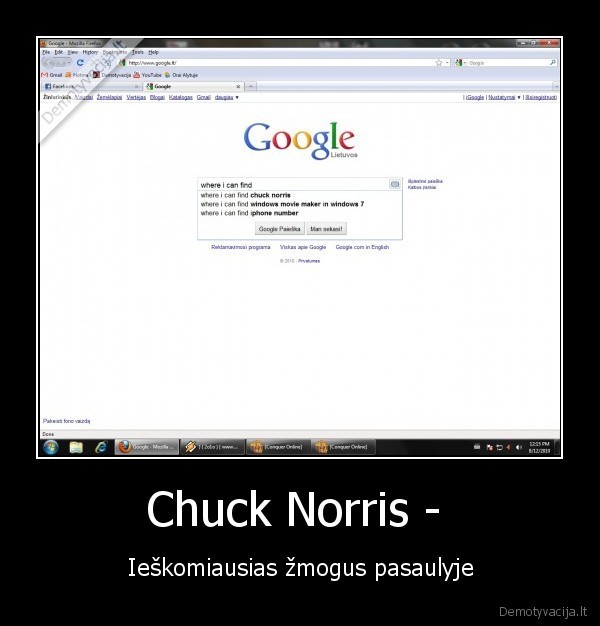 Chuck Norris -  - Ieškomiausias žmogus pasaulyje