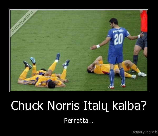 Chuck Norris Italų kalba? - Perratta...