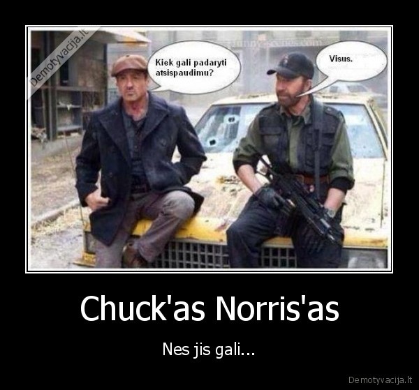 Chuck'as Norris'as - Nes jis gali...