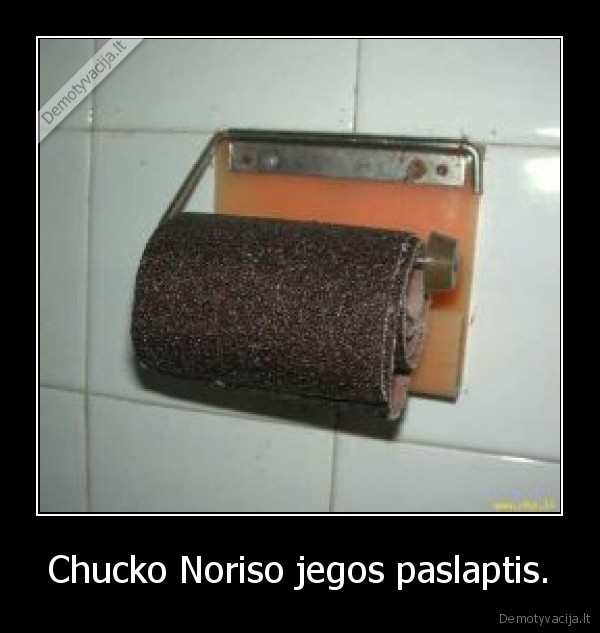 Chucko Noriso jegos paslaptis. - 