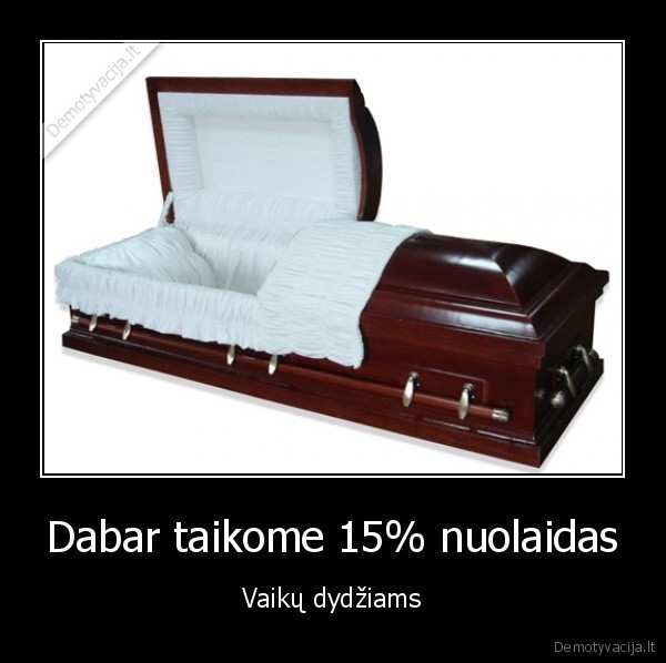 Dabar taikome 15% nuolaidas - Vaikų dydžiams