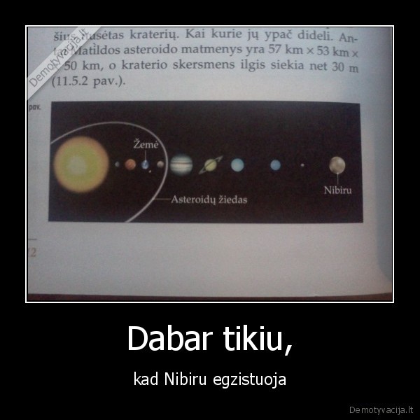 Dabar tikiu, - kad Nibiru egzistuoja