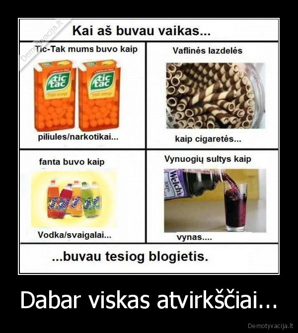 Dabar viskas atvirkščiai... - 