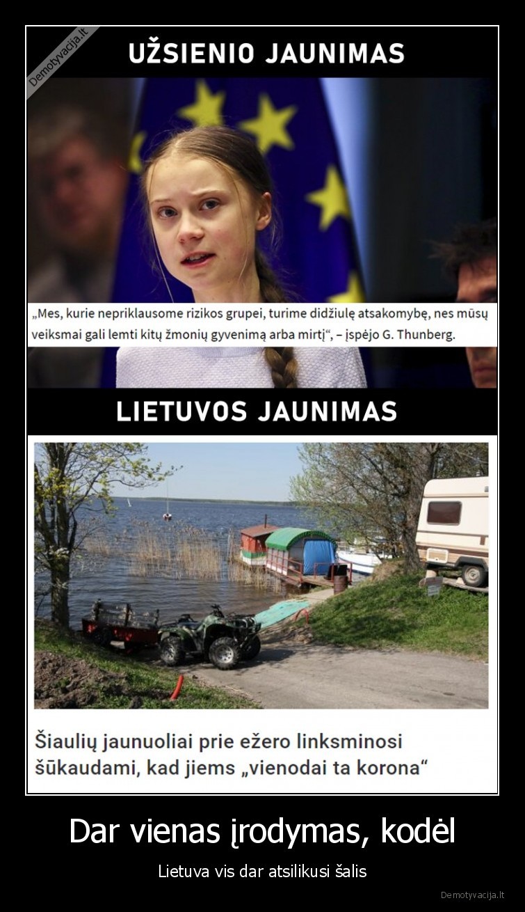 Dar vienas įrodymas, kodėl - Lietuva vis dar atsilikusi šalis