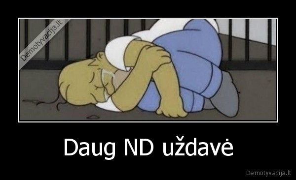 Daug ND uždavė - 