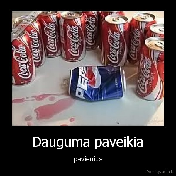 Dauguma paveikia - pavienius