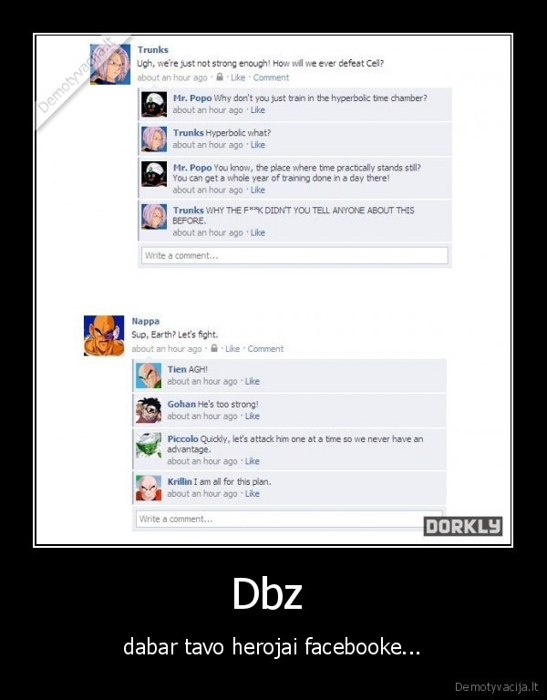 Dbz  - dabar tavo herojai facebooke...