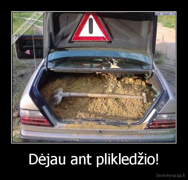 Dėjau ant plikledžio! - 