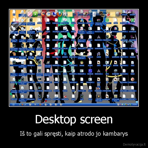 Desktop screen - Iš to gali spręsti, kaip atrodo jo kambarys