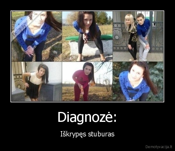 Diagnozė: - Iškrypęs stuburas