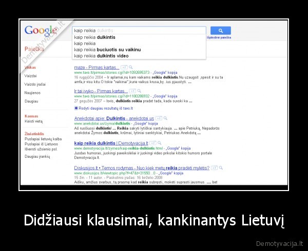 Didžiausi klausimai, kankinantys Lietuvį - 