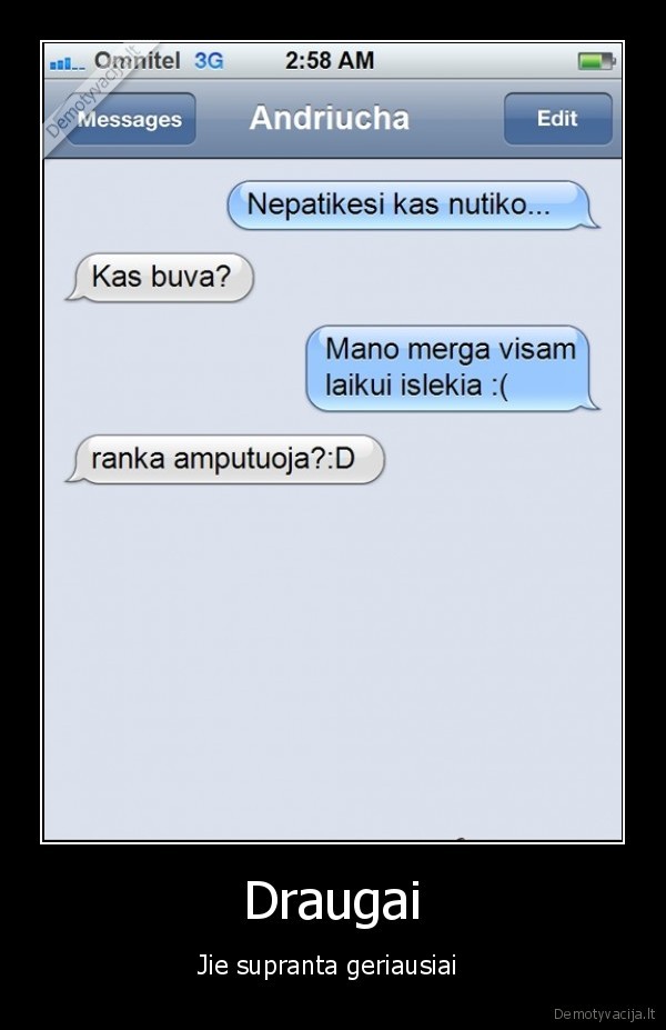 Draugai - Jie supranta geriausiai 