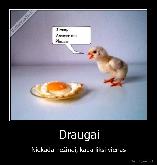 Draugai - Niekada nežinai, kada liksi vienas