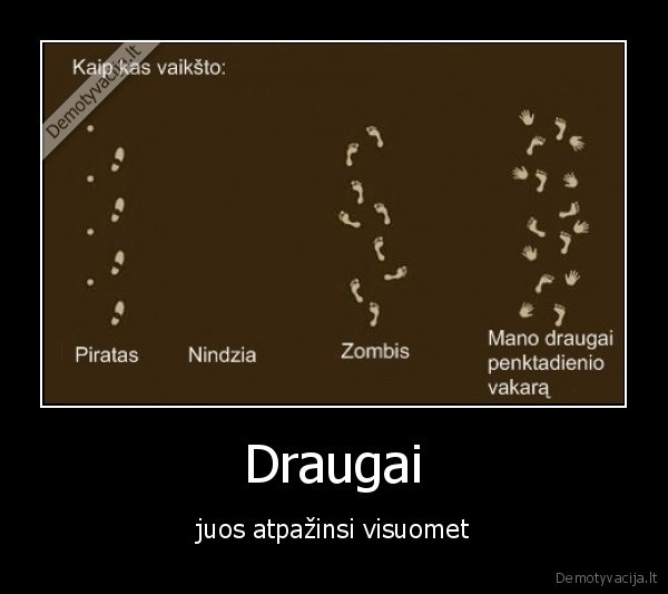 Draugai - juos atpažinsi visuomet