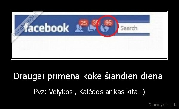 Draugai primena koke šiandien diena  - Pvz: Velykos , Kalėdos ar kas kita :)