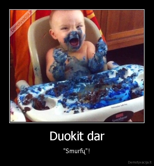 Duokit dar - "Smurfų"!