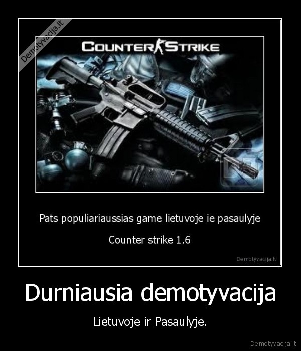 Durniausia demotyvacija - Lietuvoje ir Pasaulyje.