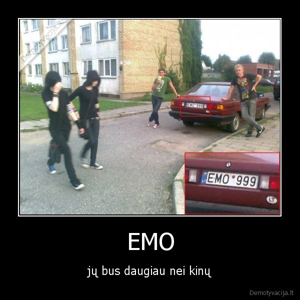 EMO - jų bus daugiau nei kinų