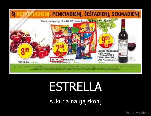 ESTRELLA - sukuria naują skonį