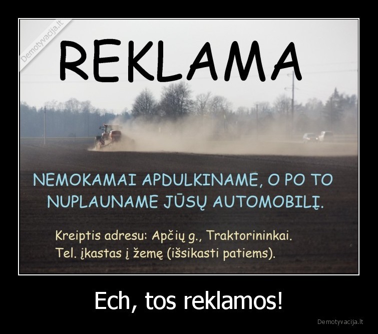 Ech, tos reklamos! - 