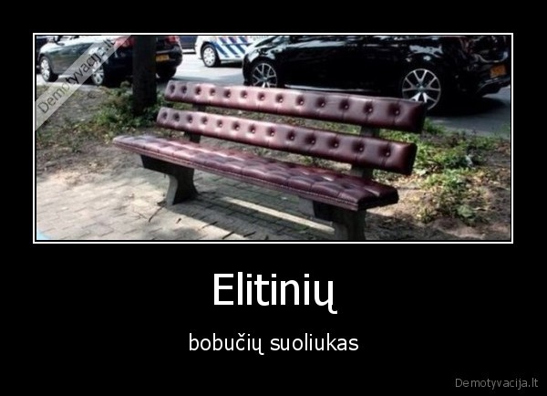 Elitinių - bobučių suoliukas