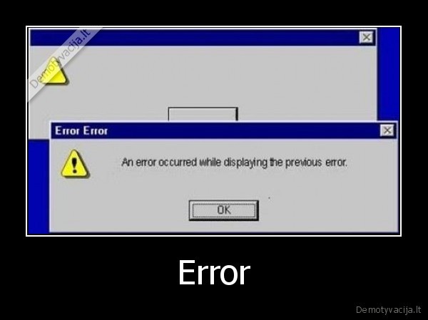 Error - 