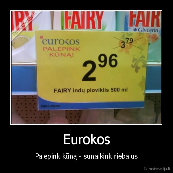 Eurokos - Palepink kūną - sunaikink riebalus