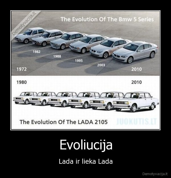 Evoliucija - Lada ir lieka Lada