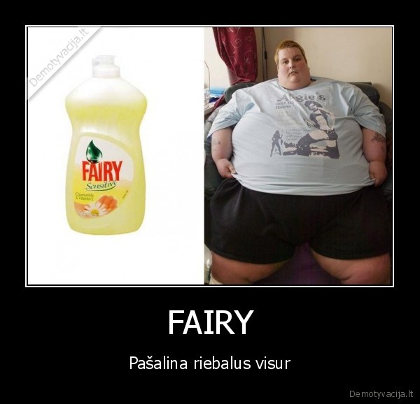 FAIRY - Pašalina riebalus visur