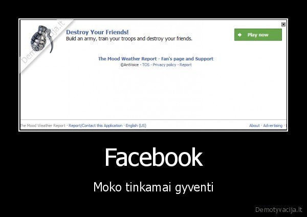 Facebook - Moko tinkamai gyventi