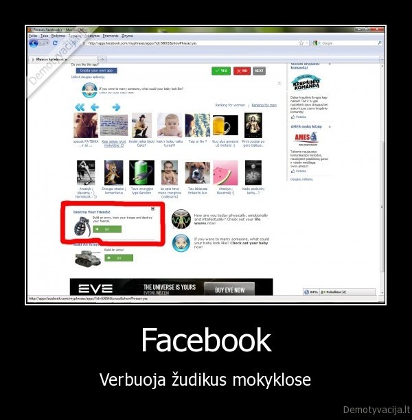 Facebook - Verbuoja žudikus mokyklose